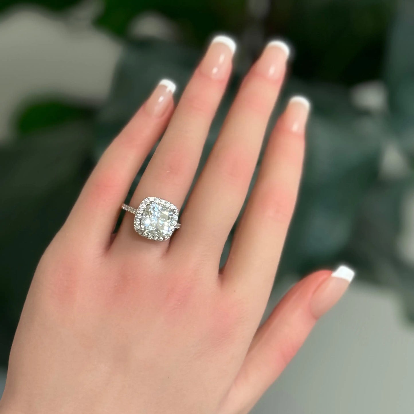 5 Carat Cushion Cut Moissanite Ring (FREE PROMO) - 10 Left
