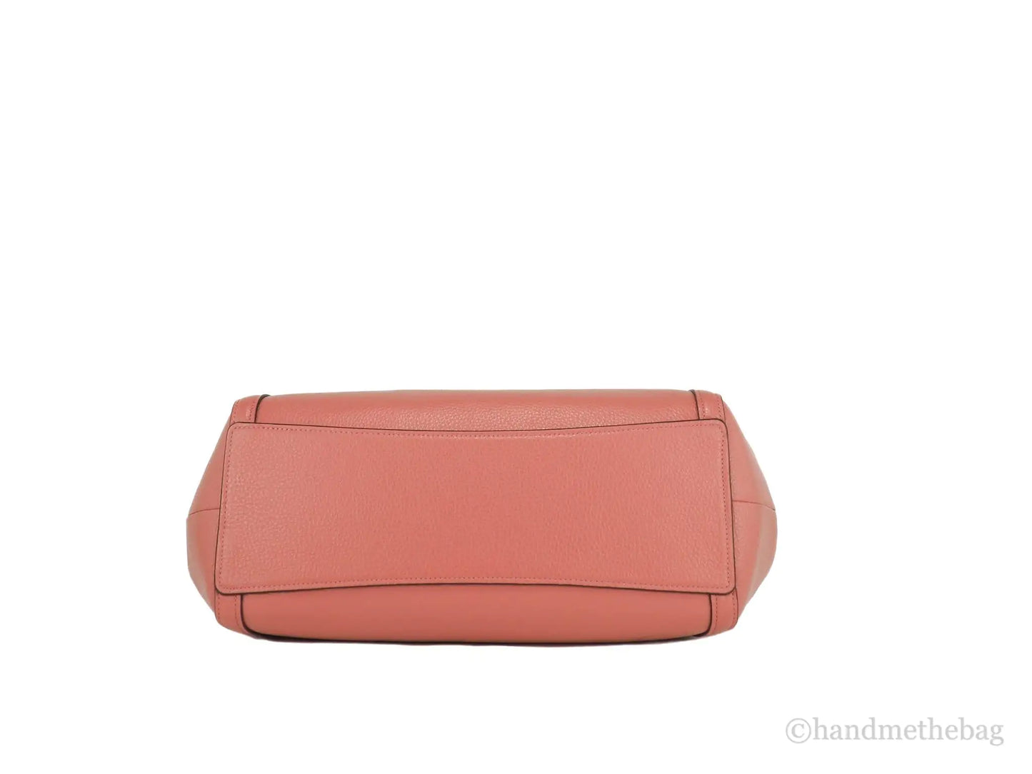 Coach Kristy Taffy Pebbled Leather Triple Compartment Shoulder Handbag